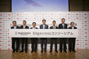 研華結盟三菱電機、歐姆龍、日本電氣、日本IBM、日本甲骨文共同創建Edgecross協會，以實現工廠自動化（FA）與資訊科技（IT）的串連及整合。