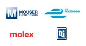 贸泽、TTI、Molex联合赞助电动方程式全电动赛车队，贸泽连续第四年赞助前景广阔的电动车技术。