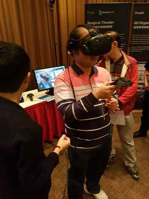 現場AR/VR實體測試。