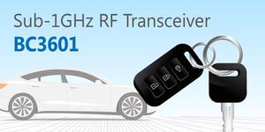 HOLTEK推出BC3601 Sub-1GHz FSK/GFSK RF Transceiver IC