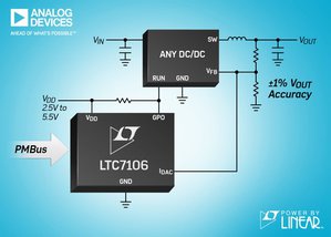 ADI推出LTC7106，串列PMBus介面控制任何DC/DC穩壓器的VOUT