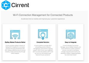 Ayla Networks携手Cirrent用ZipKey轻松处理联网产品Wi-Fi连