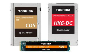 东芝推出64层3D快闪记忆体的增强型资料中心SSD。
