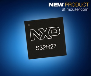 貿澤即日起開始供應NXP S32R274微控制器，驅動快速線性調頻汽車與工業雷達系統。