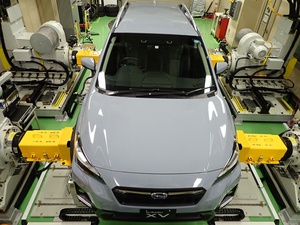 Subaru 採用 NI 的硬體迴路 (HIL) 系統來模擬路況，讓採購成本降低至其他解決方案的 33%。