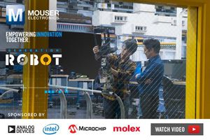 贸泽电子与Grant Imahara联手推出2018年Empowering Innovation Together「新世代机器人」系列。