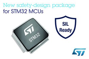 意法半導體推出免費安全設計套裝軟體，加快STM32的IEC 61508安全攸關應用認證。
