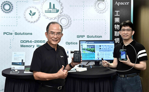 宇瞻科技董事长陈益世(左)与总经理张家??(右)指出，宇瞻科技二年前即开始积极布局智慧物联领域。