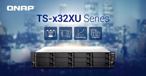 威聯通推出新款中小企業入門級機架式TS-x32XU NAS系列，硬體升級、軟體進化，超高成本效益依舊不變。