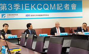 工研院IEK预估：2018年台湾制造业产值成长率为3.27%。