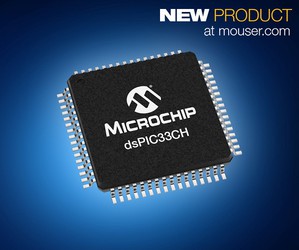 Microchip dsPIC33CH双核心数位讯号控制器适用於高效能马达控制应用