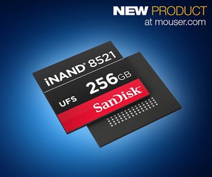 貿澤SanDisk iNAND 8251嵌入式快閃磁碟機