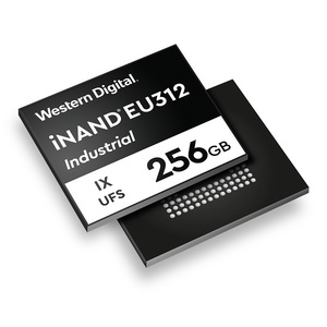 Western Digital iNANDR IX EU312 UFS EFD采用3D NAND架构，能为边缘端的摄影机和智慧影像应用提供UFS介面的速度，并结合工业级的高耐写度和容量。