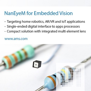 新NanEyeM微相機模組支援家用機器人、智慧型家電與智慧型玩具應用