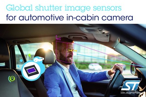 意法半導體先進影像感測器強化下一代汽車安全系統的駕駛監測功能