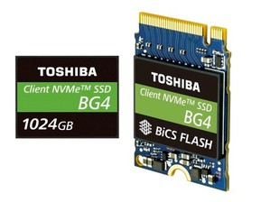 東芝推出採用96層3D快閃記憶體的1TB單一封裝PCIe Gen3 x4L SSD