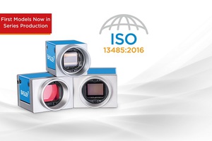 Basler MED ace相機符合DIN EN ISO 13485:2016標準
