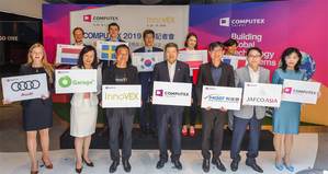 COMPUTEX 2019舉辦新創主題記者會，主辦單位中華民國對外貿易發展協會與台北市電腦公會共同邀請國內外優秀新創與各國駐台代表出席，一同縱觀新創生態圈發展趨勢。