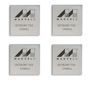 第五代OCTEON系列支援4到36個Arm v8核心結合多樣綜合硬體加速器，適於連網、安全性及無線基礎架構應用