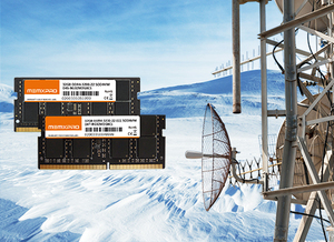 敏博工業寬溫DDR4-3200記憶體模組系列應用於極端氣候5G通訊設備。