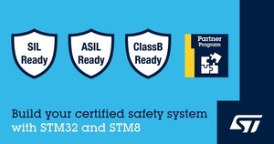 意法半导体新推出STM32和STM8认证套装软体让装置达到功能安全标准