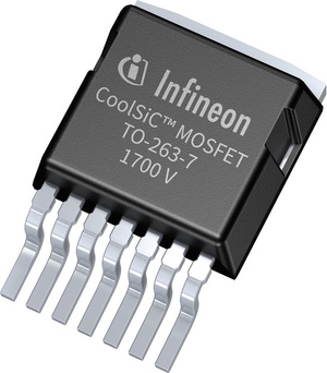 全新1700V CoolSiC溝槽式MOSFET適用於 +12V/0V閘極源極電壓與一般PWM控制器相容的返馳式拓撲，因此，無需閘極驅動IC，就能直接以返馳式控制器來運作。
