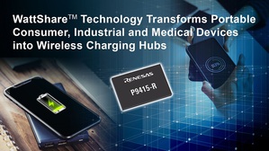 WattShare技術將消費性、工業用和醫療用行動裝置輕鬆轉換成無線充電集線器