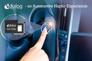 全新低功耗高靈敏的haptic觸感回饋方案，將提升汽車應用中的直覺互動體驗，創造更安全的駕駛環境