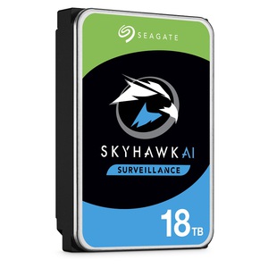SkyHawk AI 18TB硬碟擴充容量以提供現代影像安全系統所需的靈活度和效能