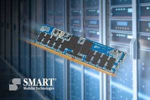 世迈科技（SMART Modular）全新高容量16GB与32GB非挥发性双列直??式记忆体模组（NVDIMMs）支援DDR4-3200高汇流排频率。