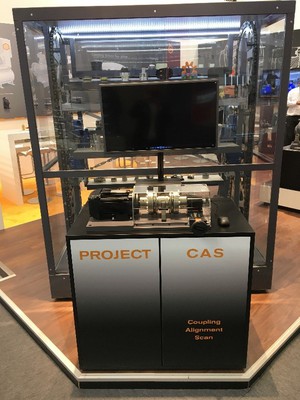 KTR在去年台北国际自动化展上发表最新CAS联轴器同轴误差侦测仪样机（source:KTR）