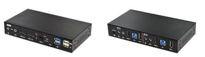 赫揚新款2埠4K/60 HDMI雙螢幕KVM切換器，內建USB 3.2 Gen1集線器和USB Type-C。