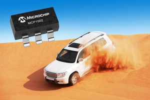 Microchip發表高精度參考電壓(Vref) IC，為更大工作溫度範圍的汽車應用提供極低的漂移