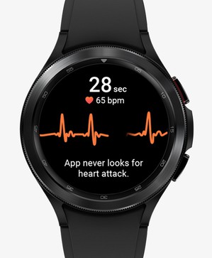 使用者可透过Galaxy Watch4系列侦测心电图及心律
