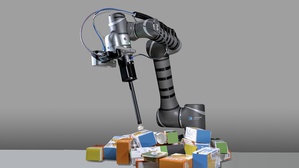 获得2022 CES创新奖的工研院「RGB-D AI机器人」是全球第一台将3D视觉感测与智慧取物做为标准配置的MIT协作型机器人。