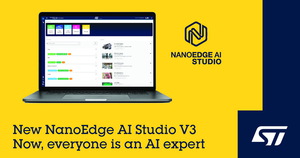 意法半导体升级NanoEdge AI Studio，简化物联网产品和工业设备的机器学习软体发展