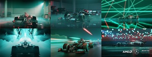 AMD Radeon PRO绘图卡与Blender 3.0为Mercedes-AMG F1 W12赛车创造令人惊艳的动画效果