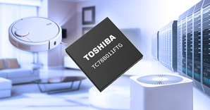 東芝無霍爾感測器正弦波驅動三相無刷直流馬達控制預驅動積體電路，有助於降低振動和噪音。(source:Toshiba )