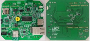 大联大世平基於NXP产品的Zigbee闸道应用方案的展示板图