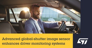 意法半導體推出先進的全局快門影像感測器使駕駛監控安全系統變得既實惠又可靠