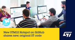意法半导体於GitHub网站建立STM32 Hotspot社群分享内部专案程式码