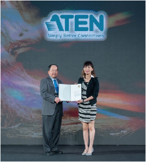 宏正自动科技获国际权威品牌机构Interbrand评选为「台湾最隹国际品牌潜力之星」，今年为宏正第五度获得此奖项。