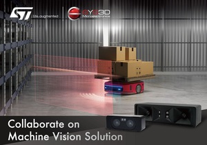 意法半导体和??立微电子将於CES 2023上展出高画质机器视觉和机器人3D 立体视觉镜头的合作成果