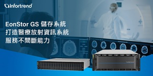 Infortrend EonStor GS储存系统，打造医疗放射资讯系统服务不间断能力