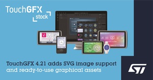 意法半导体TouchGFX Stock简化并加速STM32 MCU上使用者介面之开发