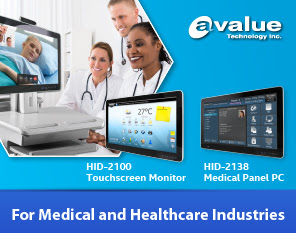 安勤发表两款最新医疗产品：HID-2138医疗平板电脑及HID-2100触控式萤幕，目标各式医疗场域应用