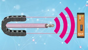 igus 監測模組 i.Sense CF.D能自動識別電纜中受壓區域的位置，不但可測量到電纜風險區域的距離並精確顯示，可在 OLED 顯示螢幕上輕鬆讀取風險區域的資訊。
