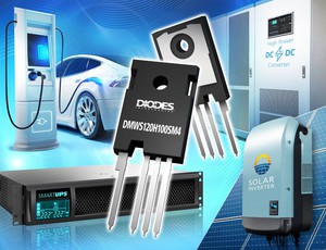 Diodes推出碳化矽系列新品：DMWS120H100SM4 N通道碳化矽 MOSFET，採用TO247-4封裝。