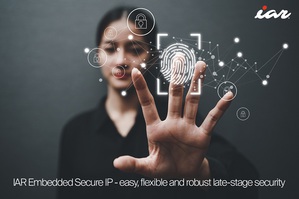 IAR Embedded Secure IP提供开发後期之安全方案升级