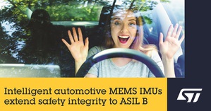 意法半導體推出適用於各種車用系統的慣性模組和ASIL B認證軟體庫